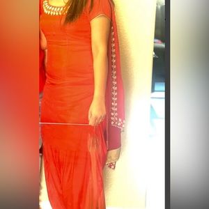 Red suit